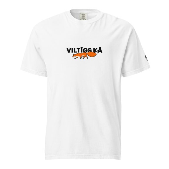 Viltīgs kā lapsa, balts T-krekls, Unisex