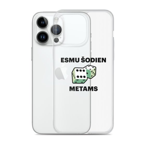 Esmu metams, iPhone telefona vāciņš