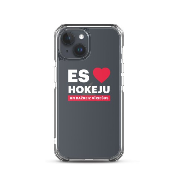 Mīlu hokeju un vīriešus, iPhone telefona vāciņš