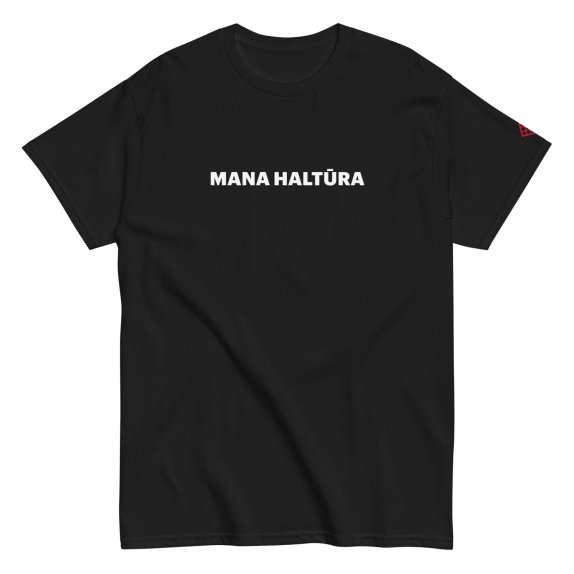 Mana haltūra, melns T-krekls